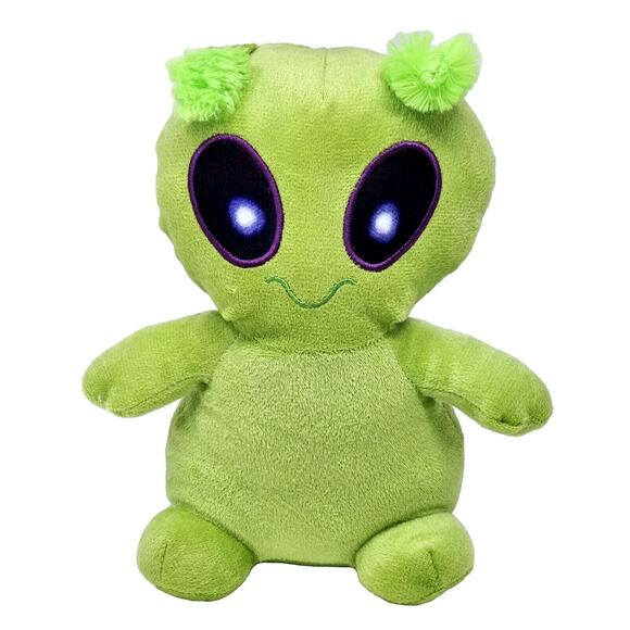 Alien BMI Merchandise 11” Green Half Pillow Space Eyes Plush Stuffed Gift Toy - Picture 2 of 9